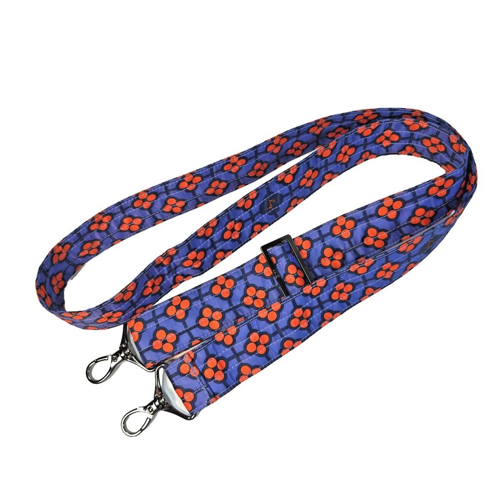 Lug - Adjustable 1.5"W Crossbody Replacement Bag Strap - Boho Blue Orange